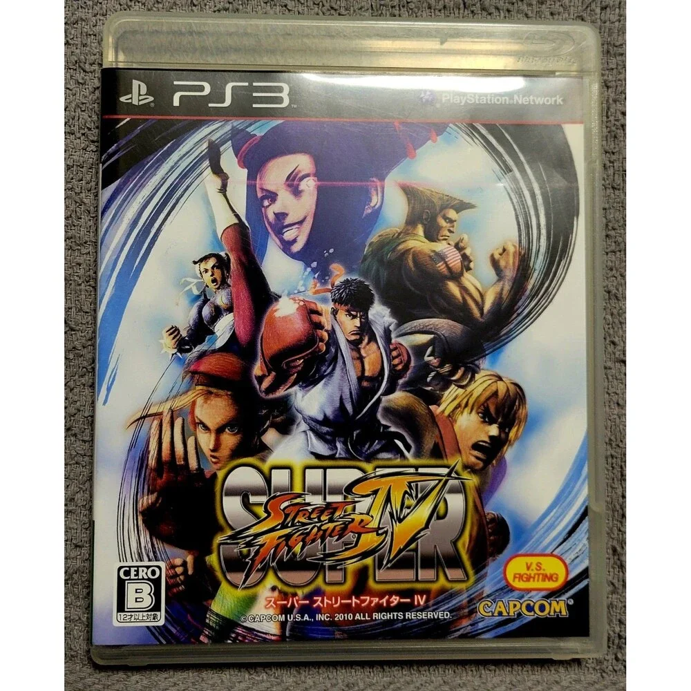 SONY PLAYSTATION 3 PS3: Street Fighter IV (Japanese),CIB, VG COND, FAST SHIPPING